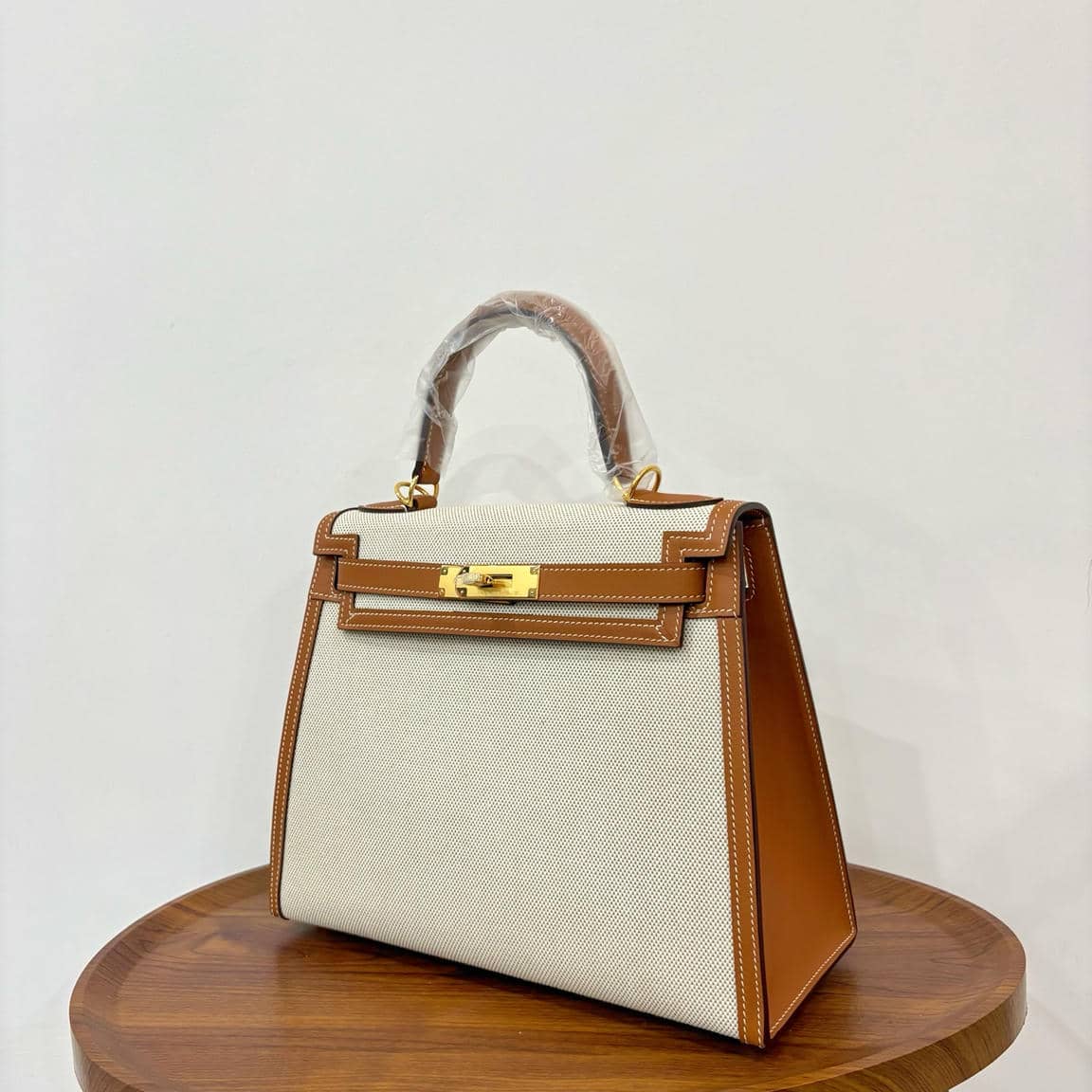 Kelly Canvas-Leather Mix-3